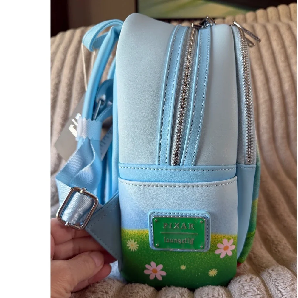 Disney Pixar‎ A Bugs Life Flik Dandelion Loungefly Mini Backpack Light Blue New